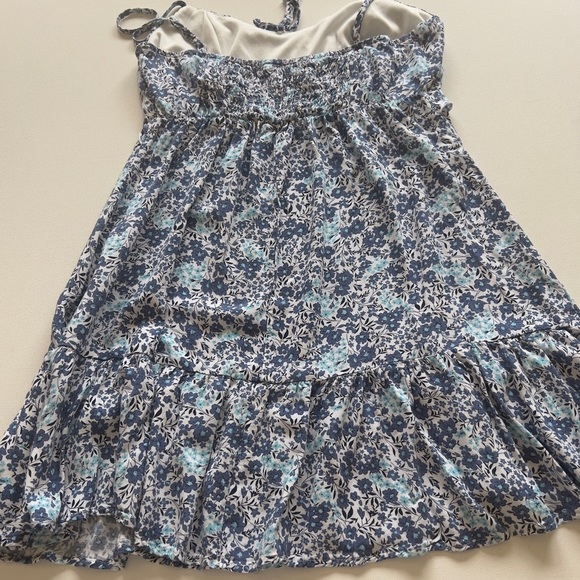 EUC Altard State Blue Floral Print Mini Dress Size Medium (E3) - Picture 6 of 6